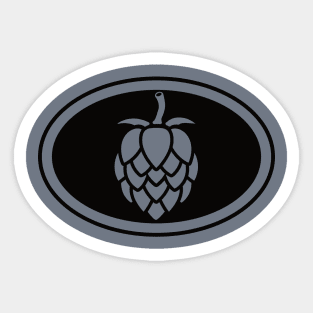 The Beer Hops (black) Sticker